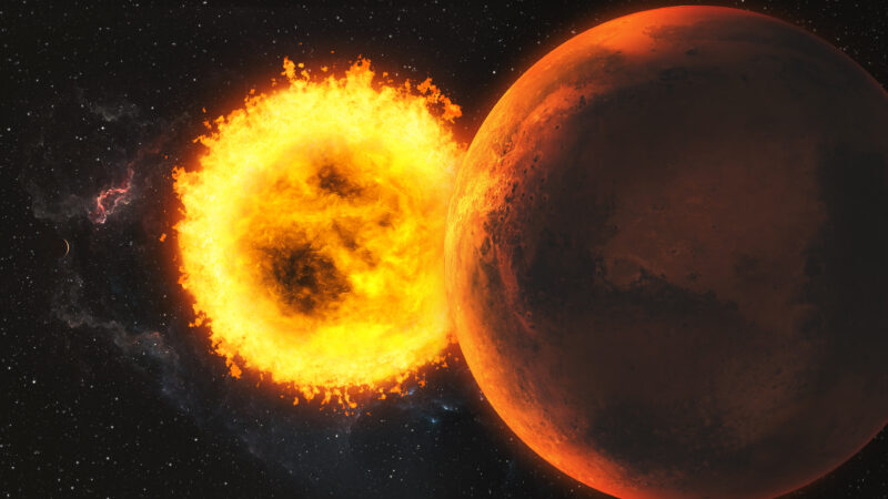 Burning Planet Consumed By Infinite Void wallpaper 4K