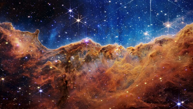 Carina Nebula Cosmic Cliffs Webb Revealed wallpaper 4K
