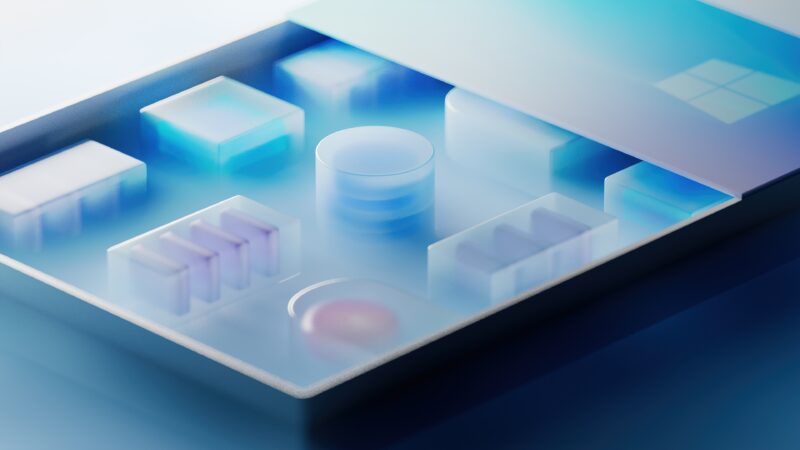 Circuit Board Geometry | Tech Abstract Desktop wallpaper 4K