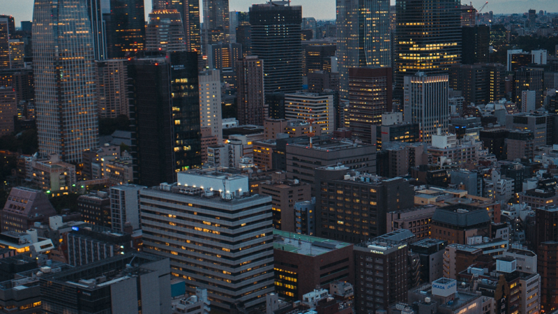 Cityscape at Dusk | Urban Skyline iPhone wallpaper 4K