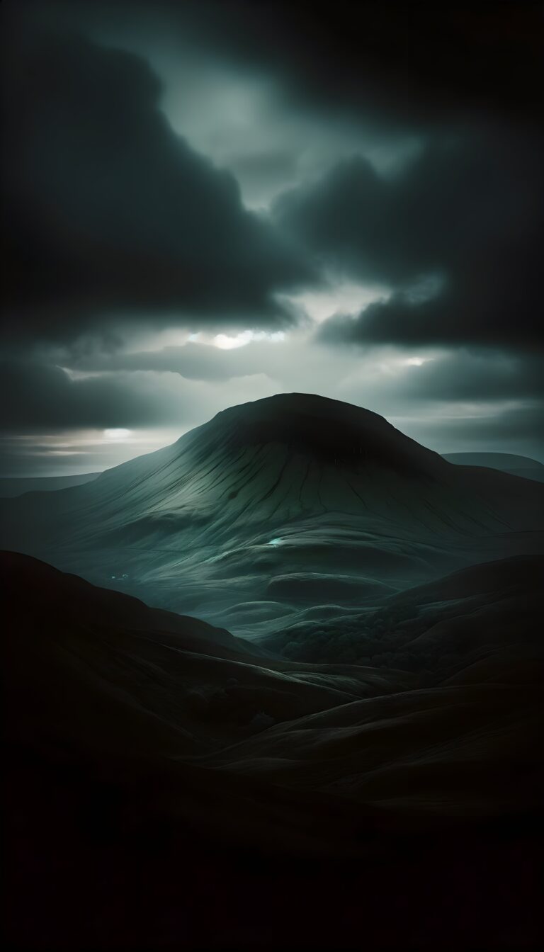 Cloudy Mountain Sky iPhone | Dramatic Peak View wallpaper 4K