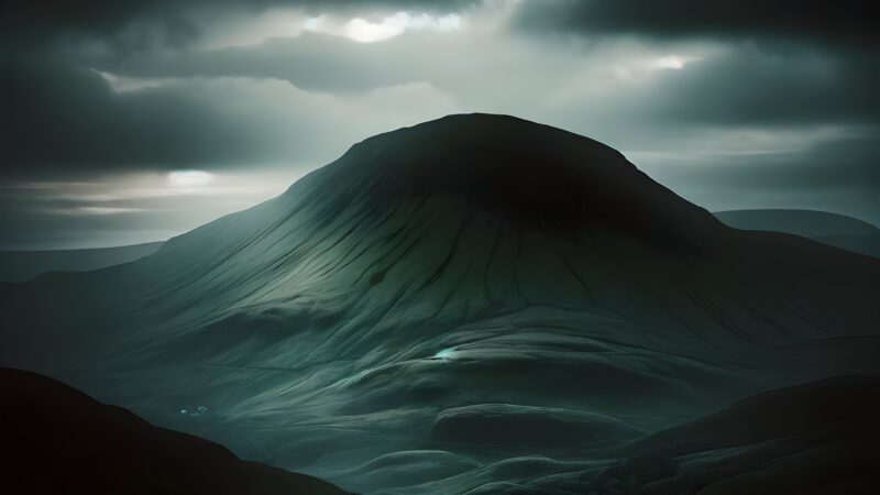 Cloudy Mountain Sky iPhone | Dramatic Peak View wallpaper 4K