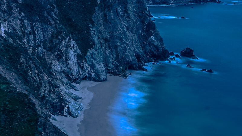 Coastal Cliffs iPhone | Turquoise Ocean Twilight wallpaper 4K