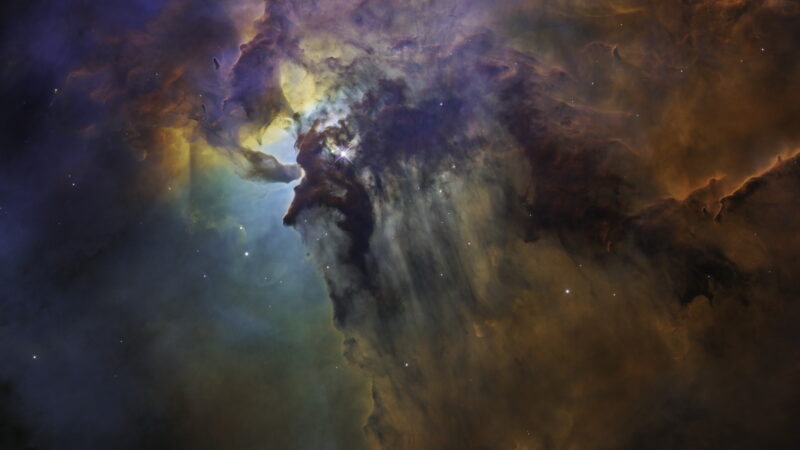 Cosmic Nebula Dust | iPhone Space Scenery wallpaper 4K