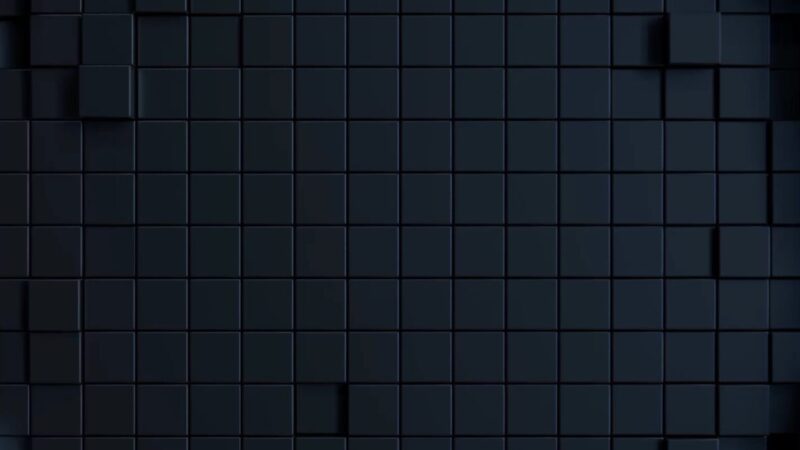 Dark Blue Cubes | Abstract iPhone Pattern wallpaper 4K