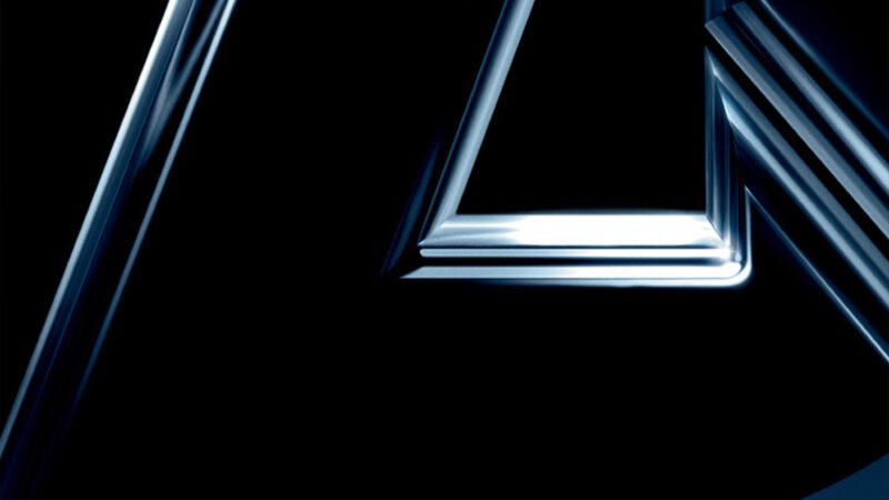 Dark Blue Metallic Number | iPhone Modern Design wallpaper 4K