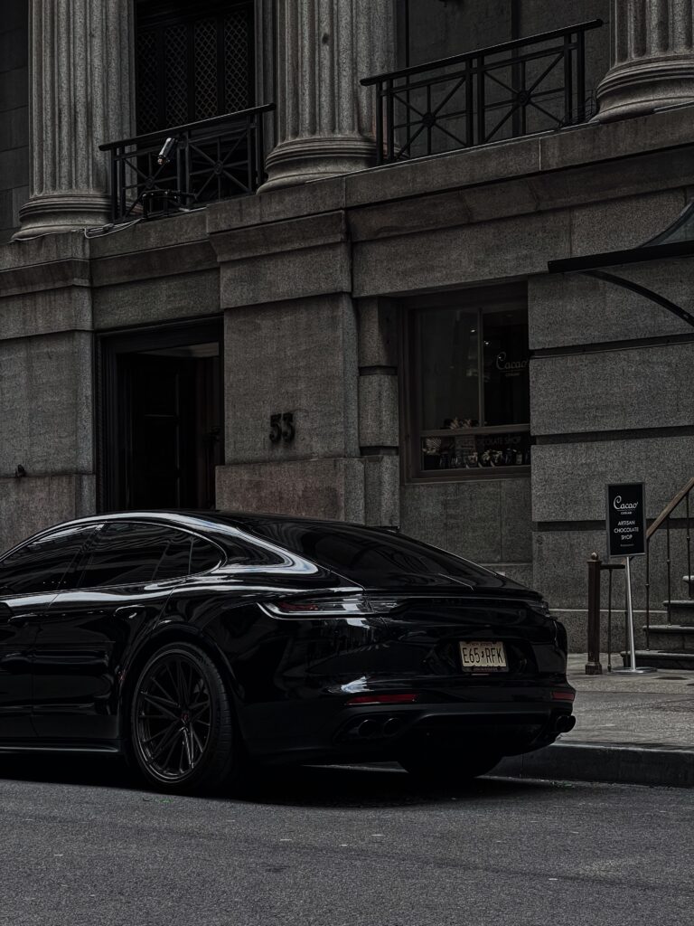 Dark Purple Muscle Car iPhone Wallpaper 4K wallpaper 4K