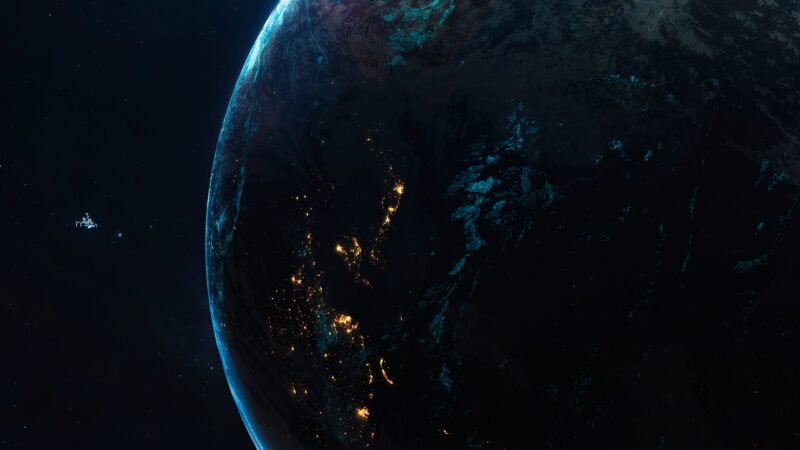 Earth Night Lights | City Views Desktop wallpaper 4K