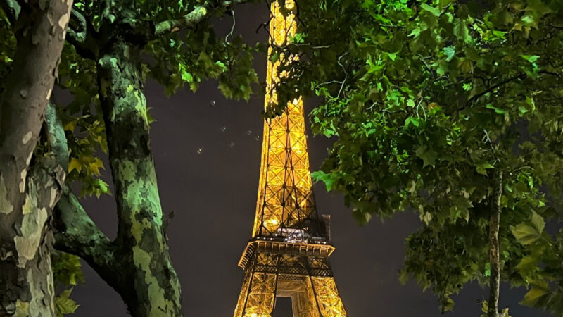 Eiffel Tower Night iPhone | Paris City Lights View wallpaper 4K
