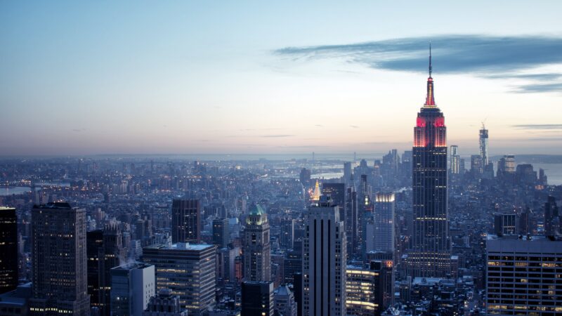 Empire State Building | New York Cityscape Desktop wallpaper 4K