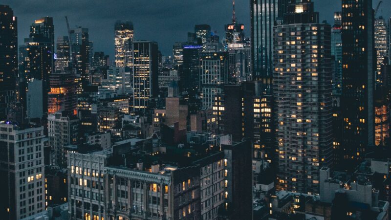 Empire State Cityscape | New York iPhone wallpaper 4K