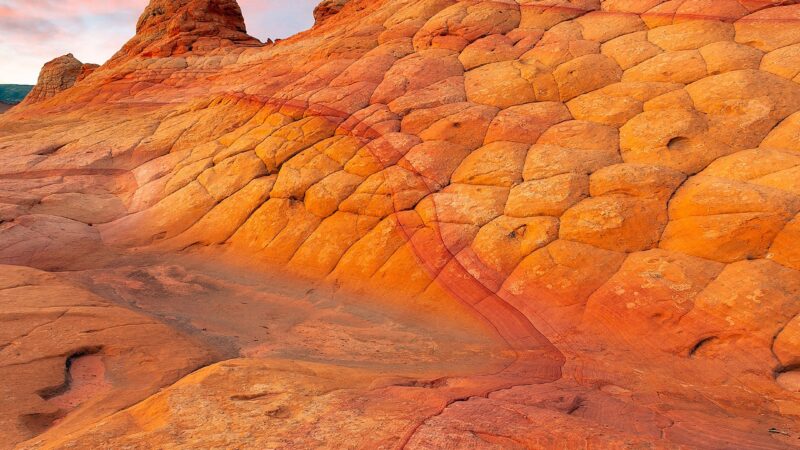 Eroded Sandstone Labyrinth Desert iPhone Wallpaper 4K wallpaper 4K