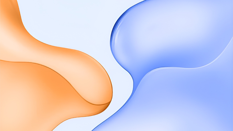 Fluid Abstract Shapes iPhone | Smooth Color Forms wallpaper 4K