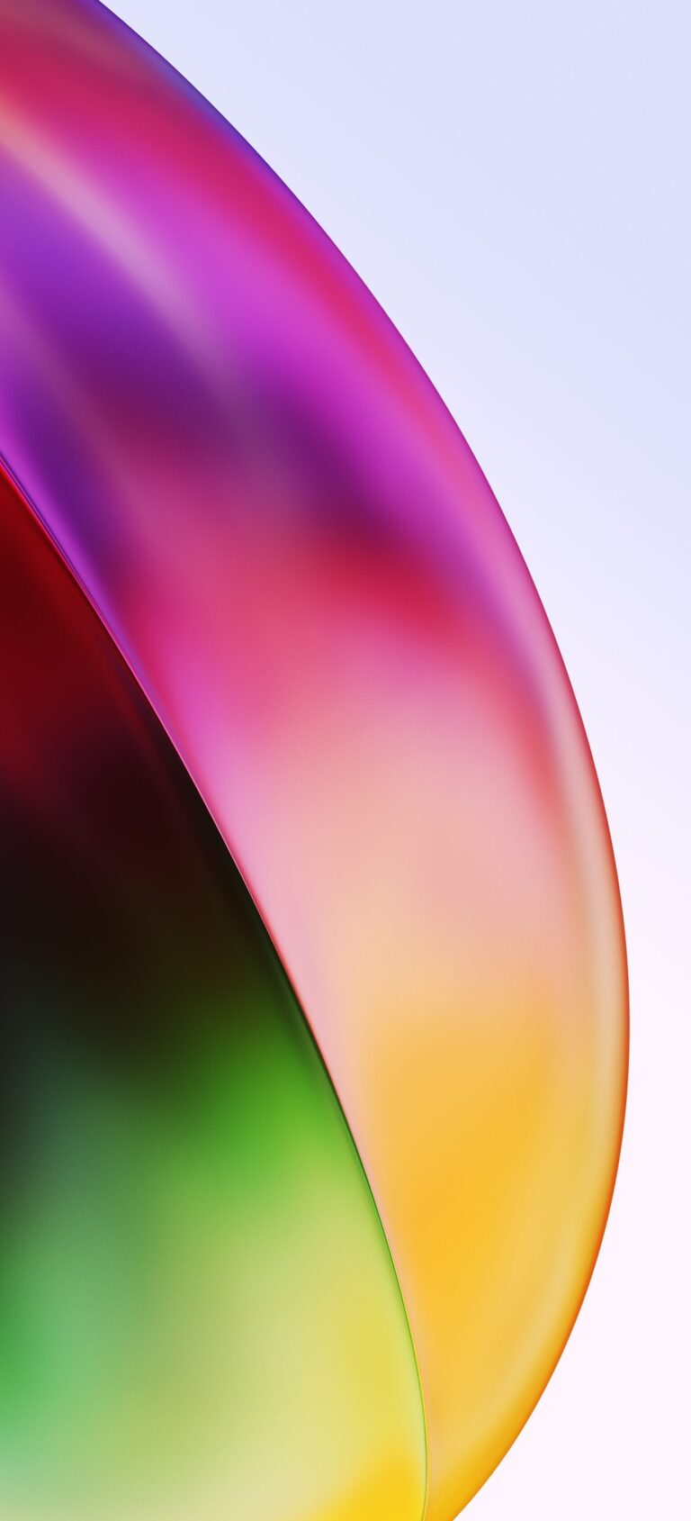 Fluid Gradient iPhone | Red Magenta Green Flow wallpaper 4K