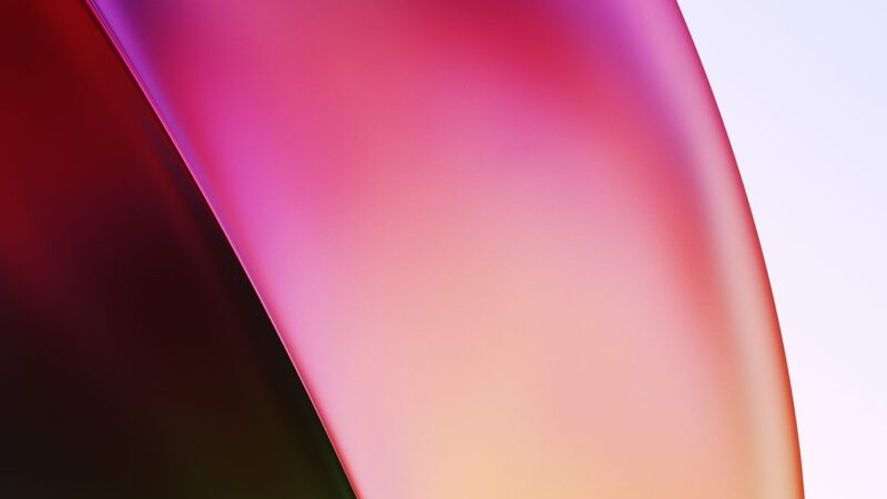 Fluid Gradient iPhone | Red Magenta Green Flow wallpaper 4K