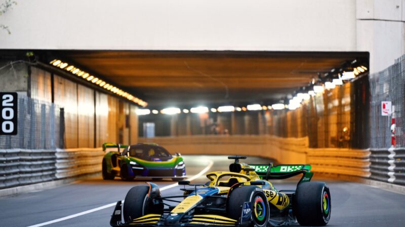 Formula One Exit | Speeding Race iPhone wallpaper 4K