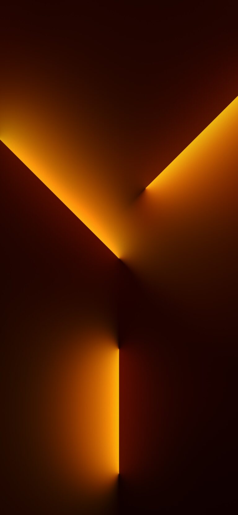 Golden Lines Abstract | iPhone Geometric Art wallpaper 4K