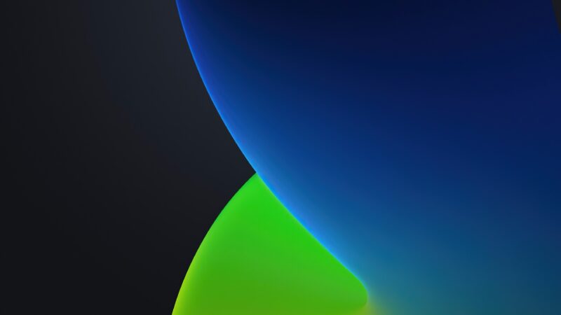 Gradient Abstract Shapes | Modern Color Blend Desktop wallpaper 4K