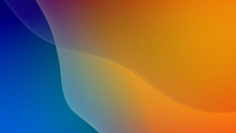Gradient Layers iPhone | Red Yellow Blue Blend wallpaper 4K