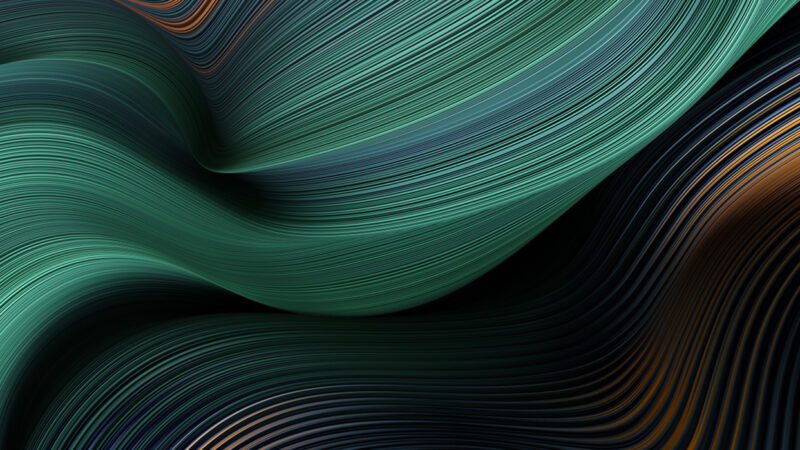 Gradient Line Flow iPhone | Abstract Modern Art wallpaper 4K