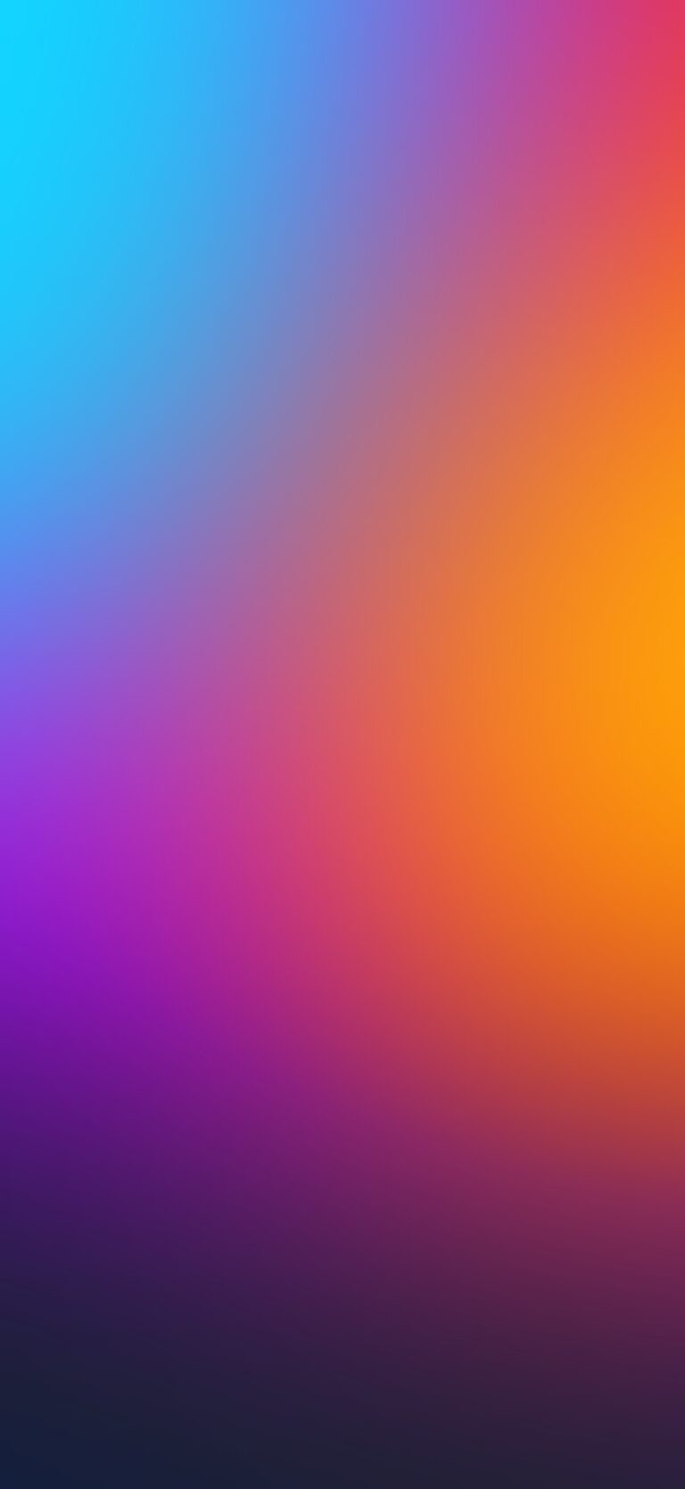 Gradient Spectrum iPhone | Blue Pink Orange Blur wallpaper 4K