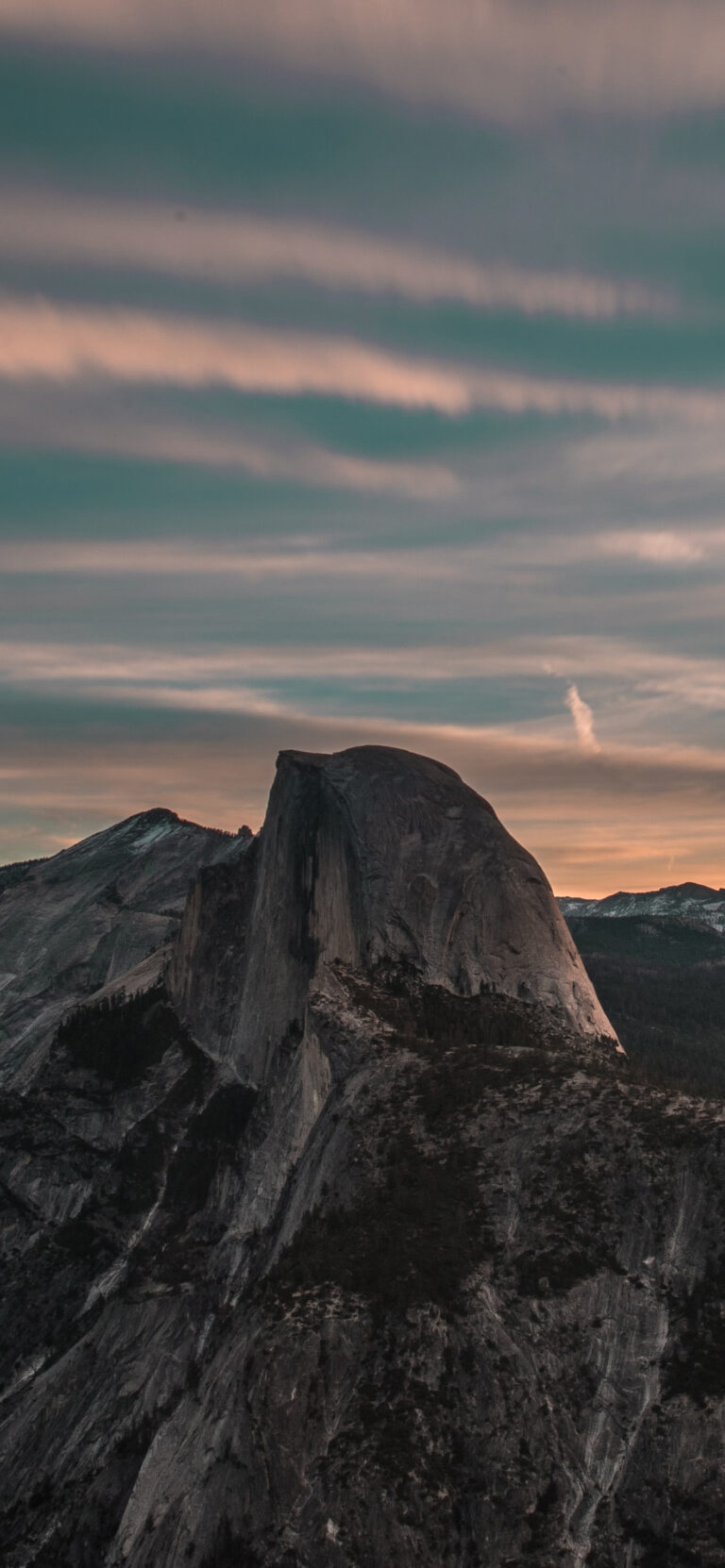 Granite Peak Sunset | iPhone Mountain Glow wallpaper 4K