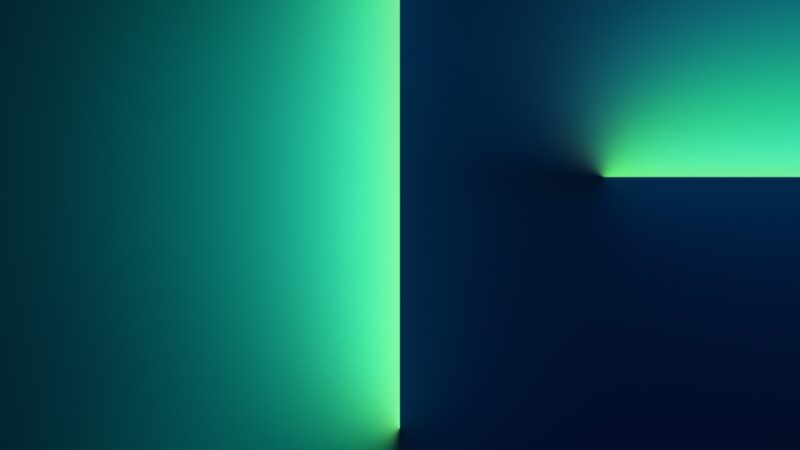 Green Geometric Lines iPhone | Minimalist Abstract Art wallpaper 4K