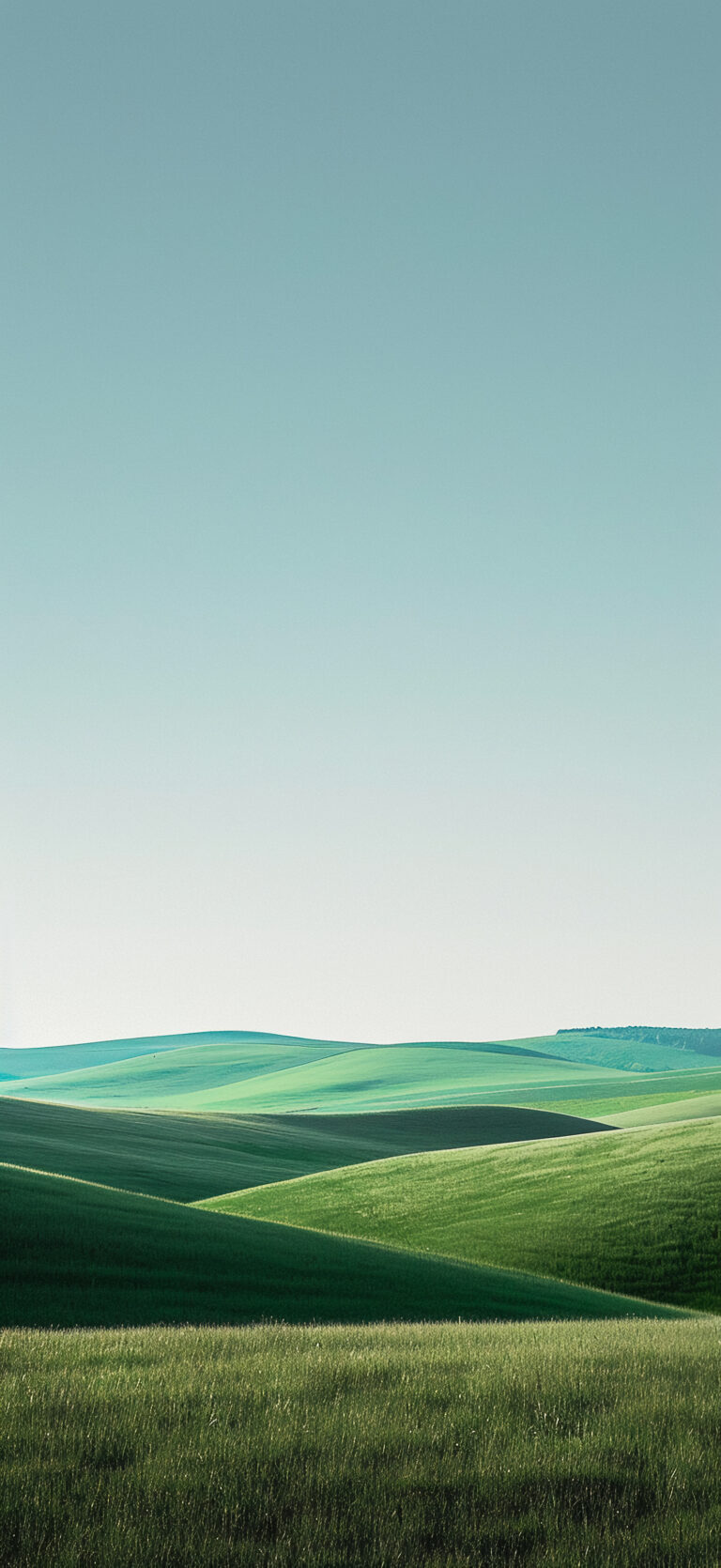 Green Rolling Hills iPhone | Lush Countryside View wallpaper 4K