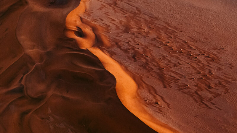 High-Angle Desert Sand Ripples Digital Art iPhone Wallpaper 4K wallpaper 4K
