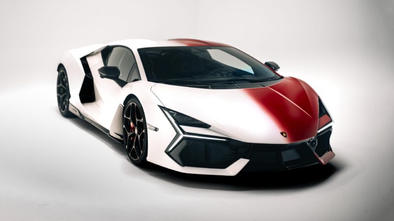 Lamborghini Reventon | Red Accent Desktop wallpaper 4K