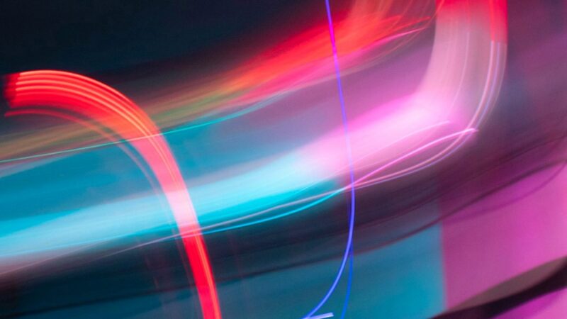 Light Trails iPhone | Blurred Color Streaks wallpaper 4K