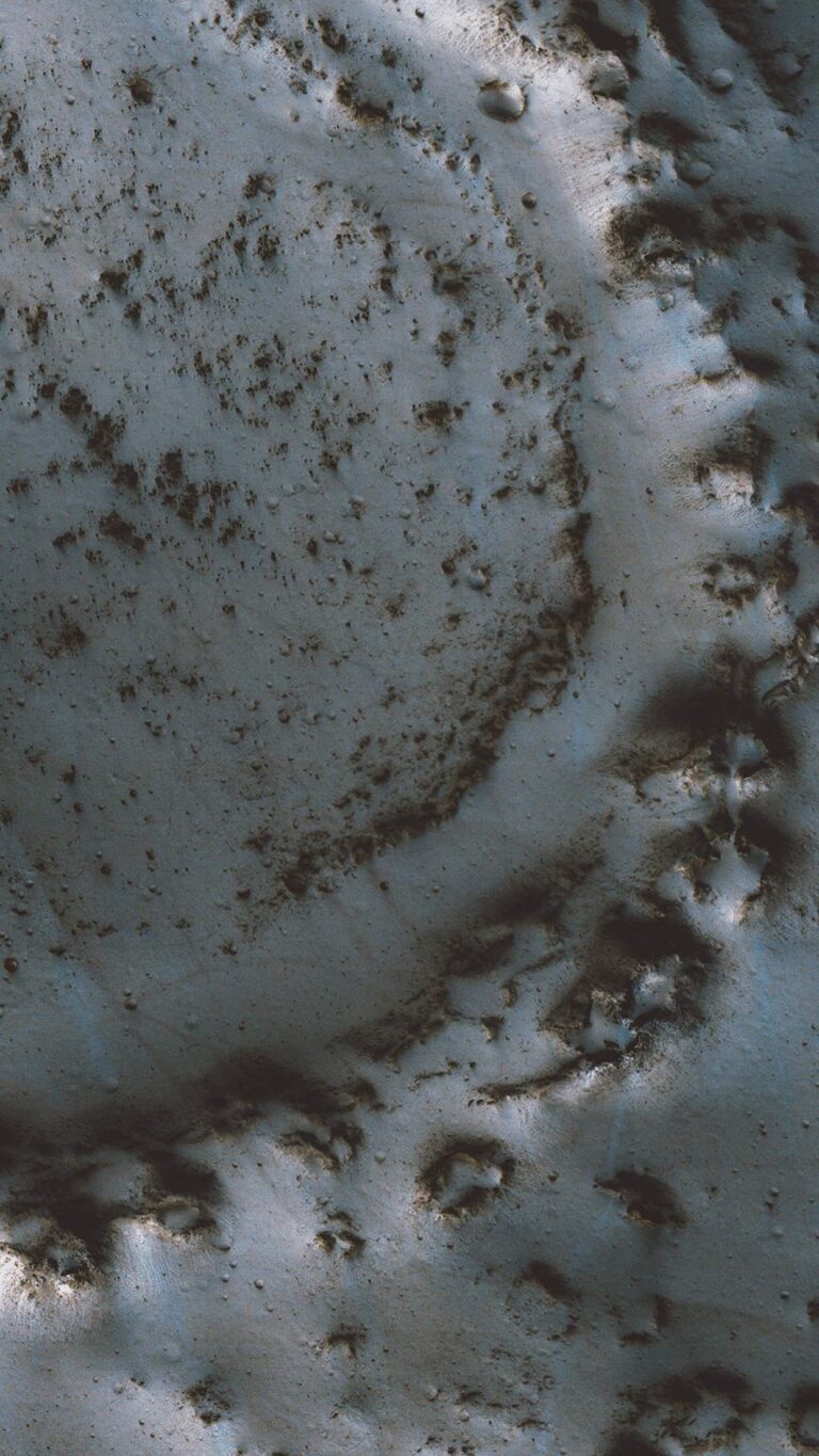 Lunar Crater Surface Grayscale iPhone Wallpaper HD wallpaper 4K