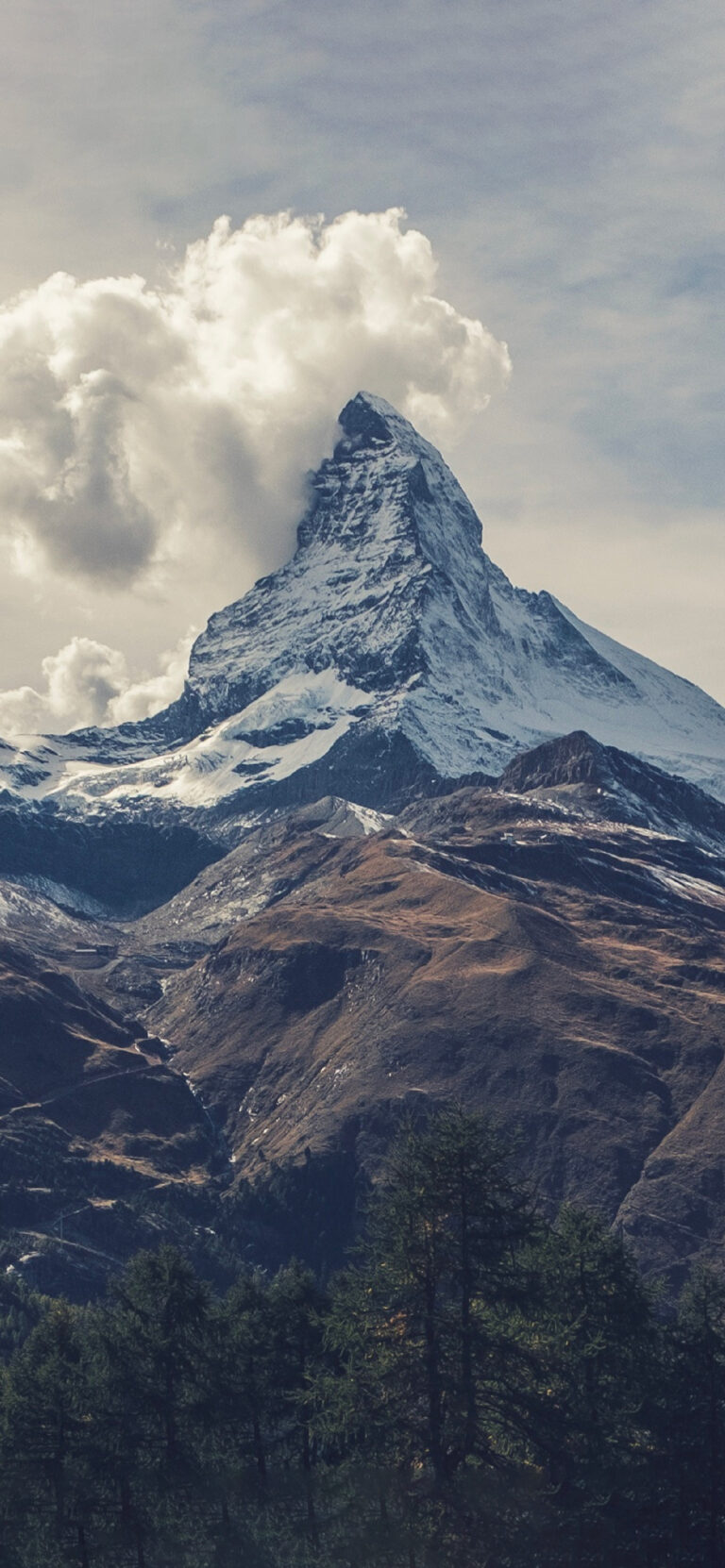 Matterhorn Peak iPhone — Alpine Clouds wallpaper 4K