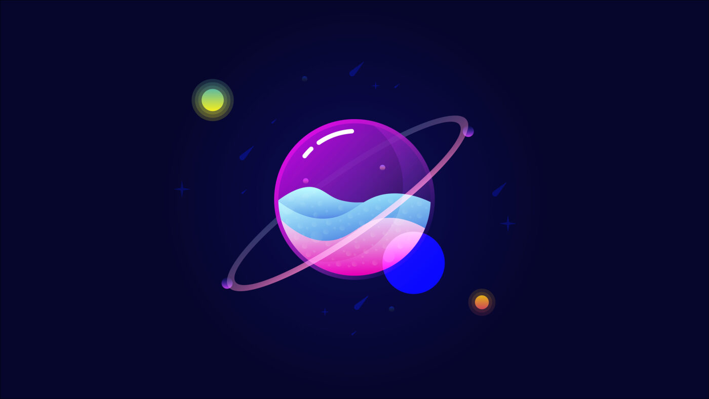 Minimal Planets Orbiting Dark Void