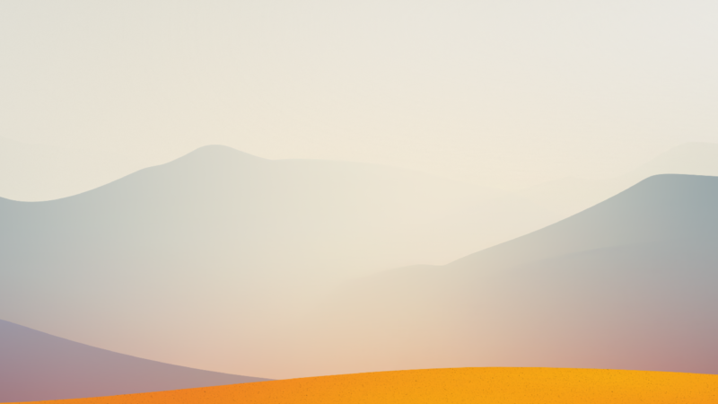 Mountain Horizon Gradient | iPhone Scenic View wallpaper 4K