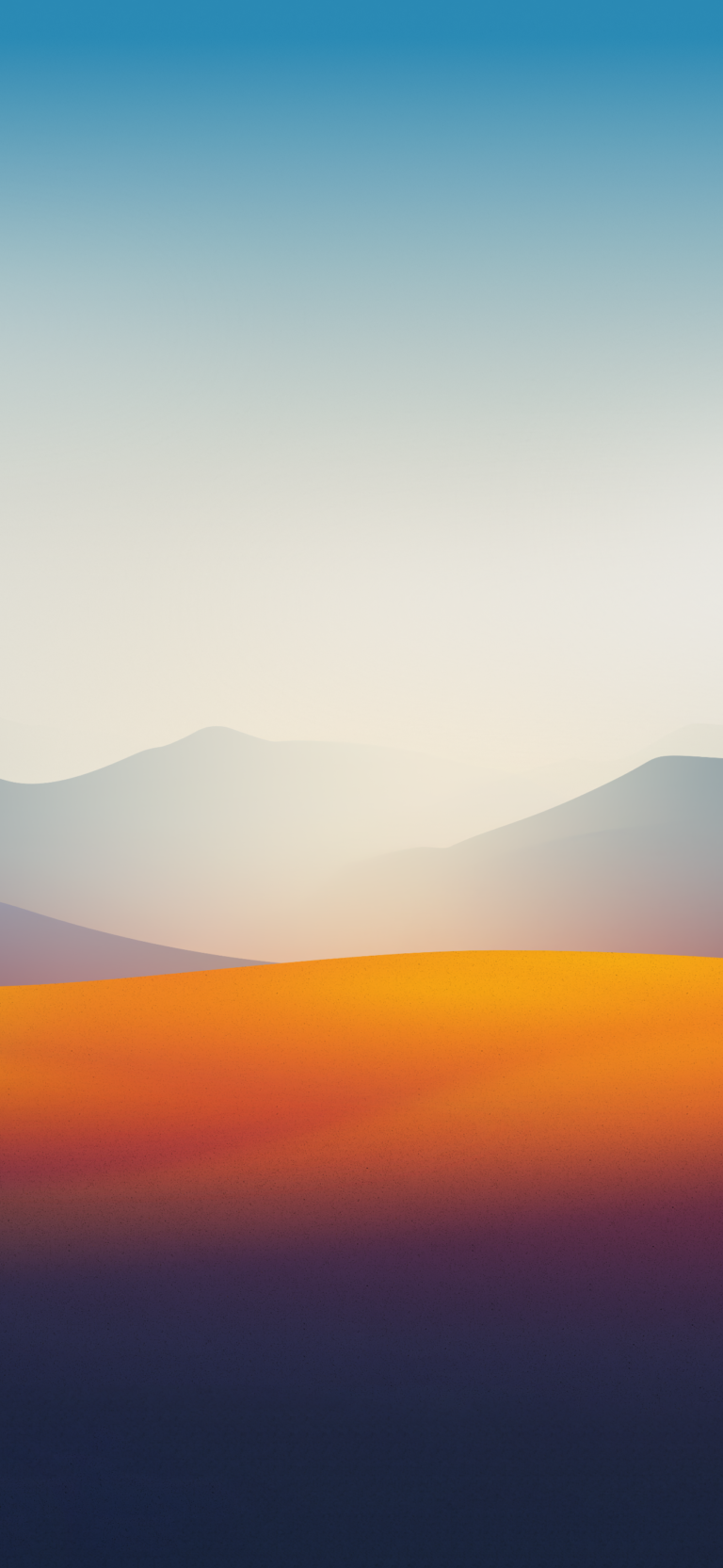 Mountain Horizon iPhone | Gradient Sky View wallpaper 4K