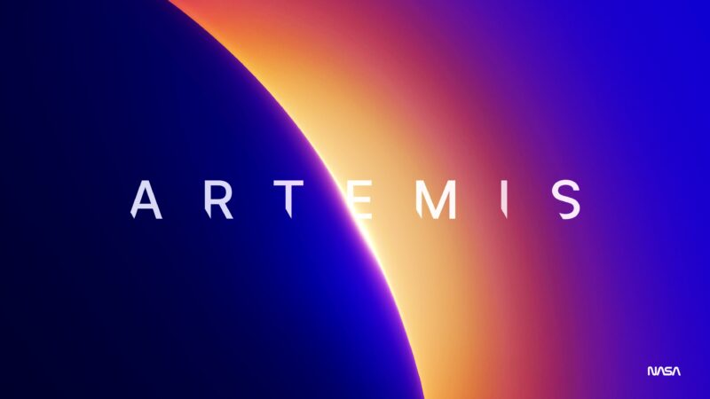 NASA Artemis Moon Mission Rising At Sunrise wallpaper 4K