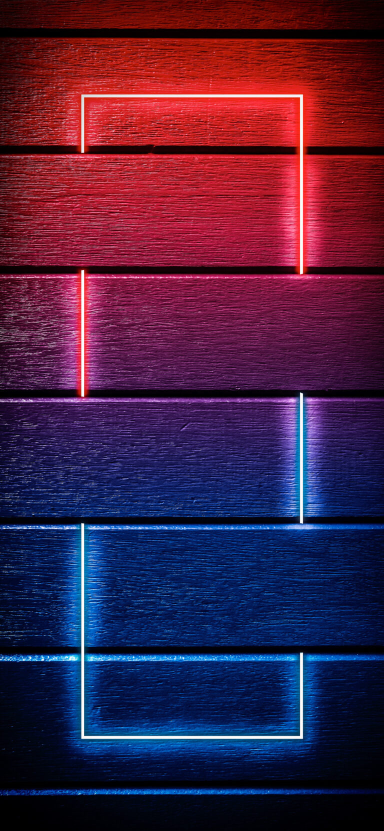 Neon Blocks iPhone | Dark Geometric Design wallpaper 4K