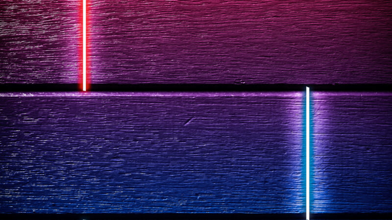 Neon Rectangles iPhone | Dark Color Blocks wallpaper 4K