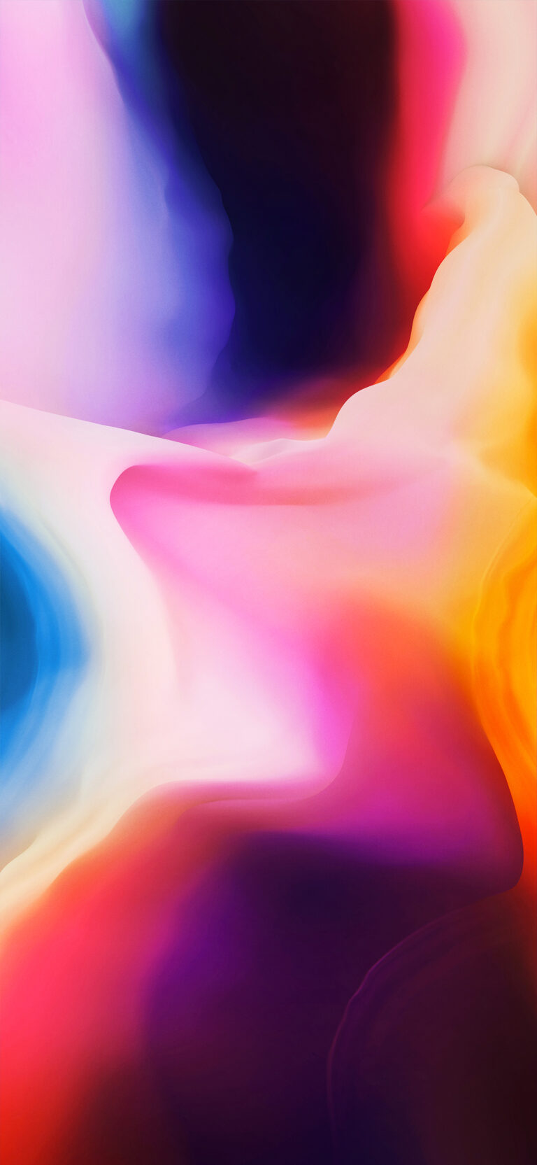 Paint Flow Abstract | Colorful iPhone Design wallpaper 4K