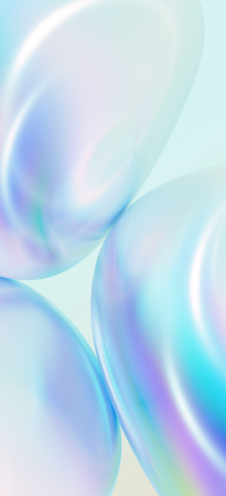 Pastel Bubbles iPhone | Smooth Abstract Swirl wallpaper 4K