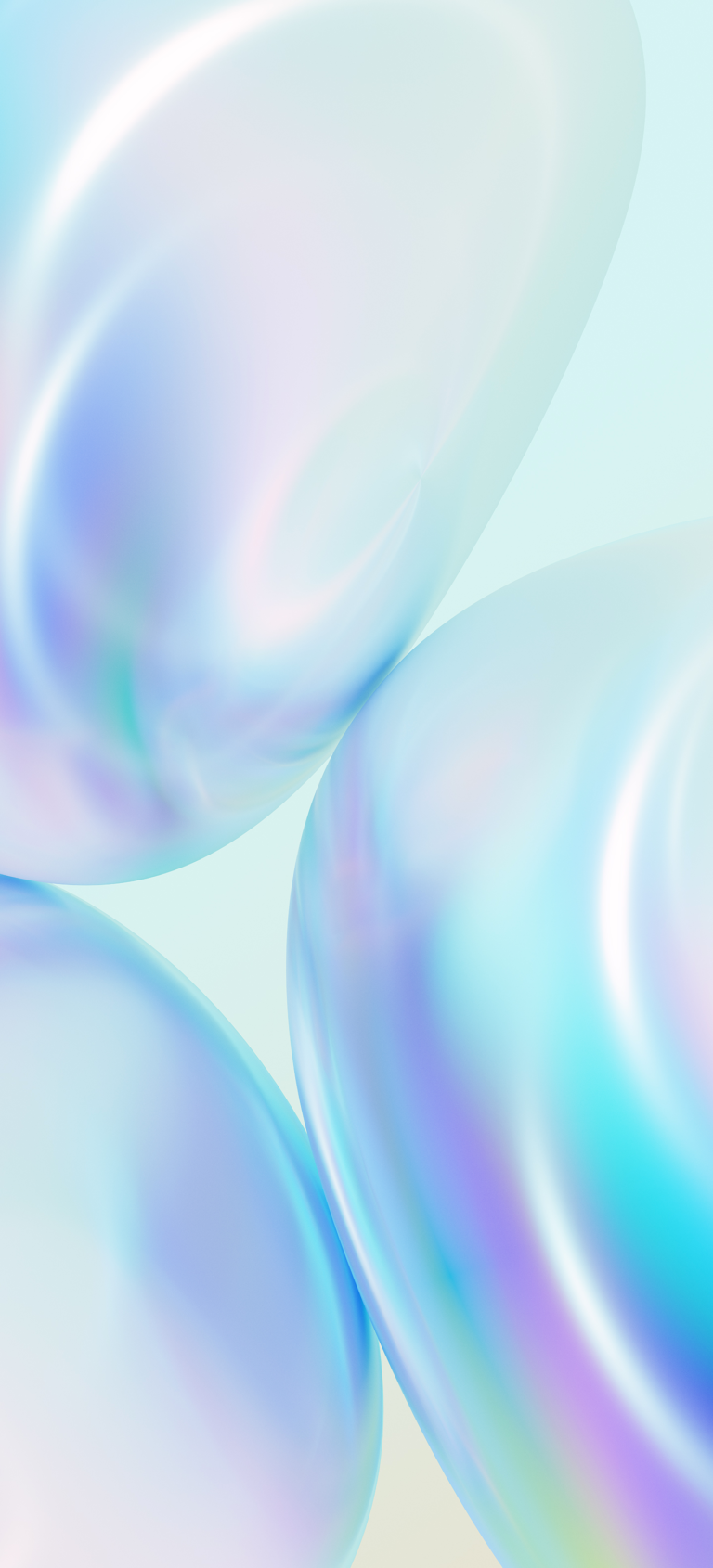 Pastel Bubbles iPhone | Smooth Abstract Swirl wallpaper 4K
