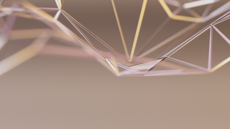 Pastel Network Nodes Geometric Web Desktop Wallpaper 4K wallpaper 4K