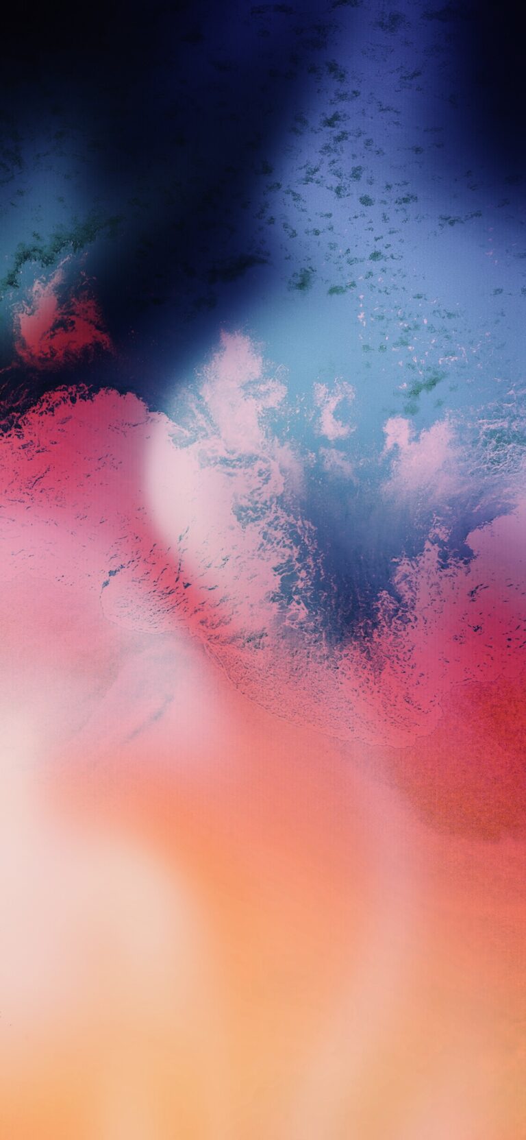 Soft Peach Blue Gradient | Abstract iPhone Background wallpaper 4K