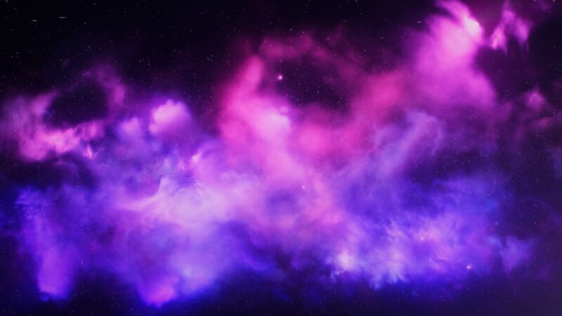 Pink Blue Nebula | Cosmic Desktop Haze wallpaper 4K