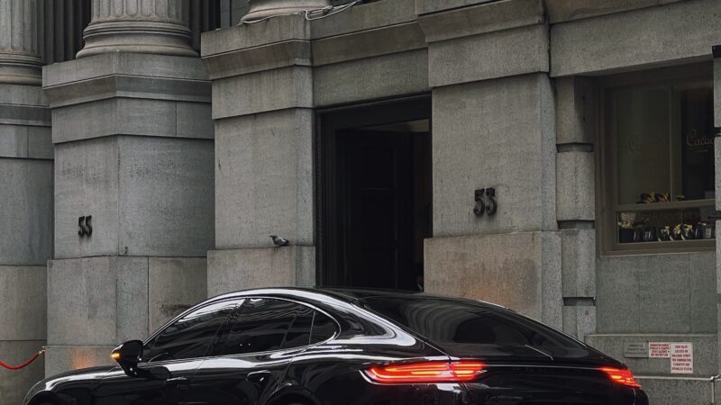Porsche Panamera City | Dark Luxury iPhone wallpaper 4K