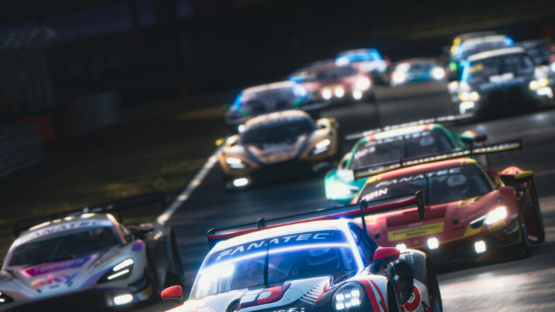 Race Car Competition | Trackside Speed iPhone wallpaper 4K