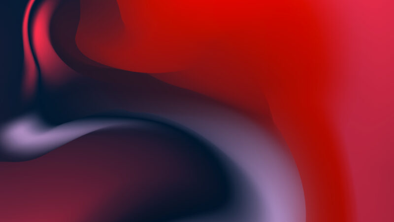 Red Fluid Shapes iPhone | Abstract Color Flow wallpaper 4K