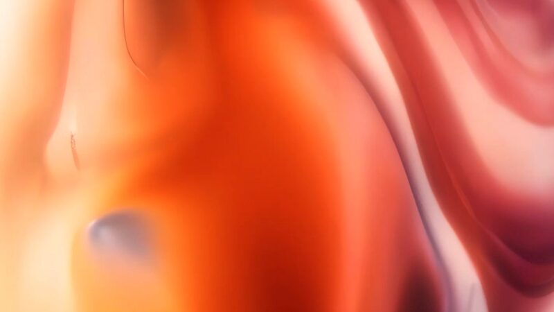 Red Orange Swirls iPhone | Abstract Paint Flow wallpaper 4K