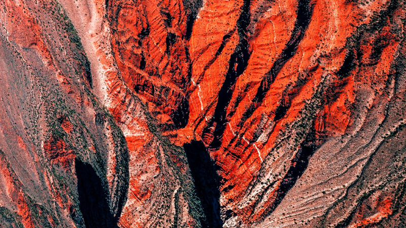 Red River Delta iPhone | Aerial Landscape View wallpaper 4K